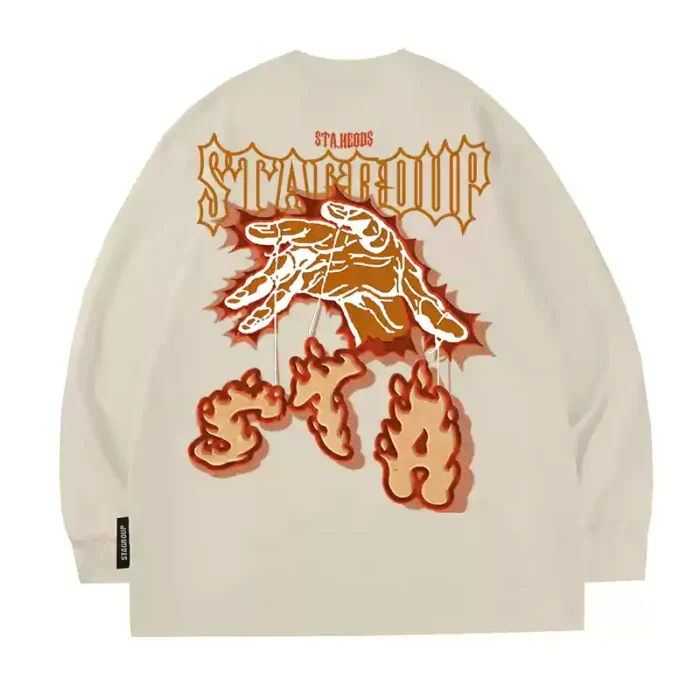 Custom Heat Transfer Printing Sweatshirt - Image 2