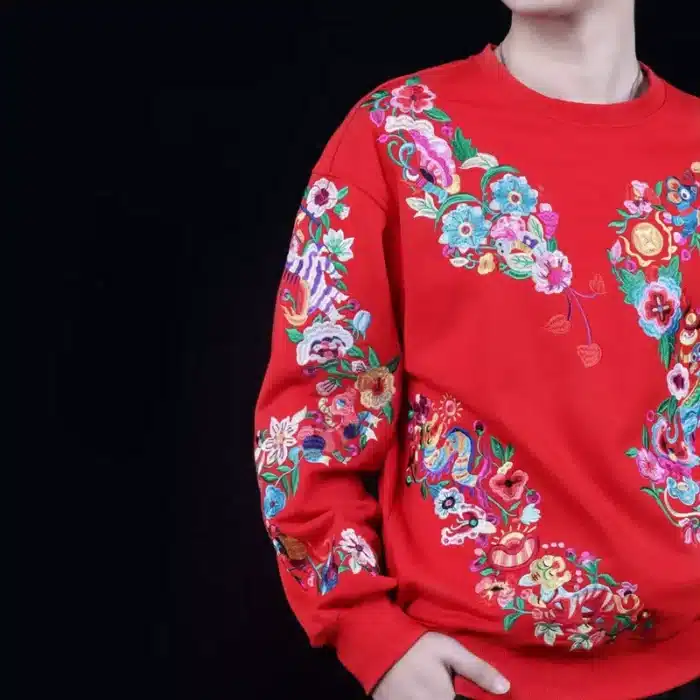 Custom 12 Chinese Zodiac Signs Pattern Sweatshirt - Image 2