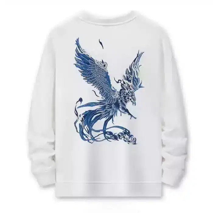 Custom Chinese Phoenix Pattern Sweatshirt - Image 4