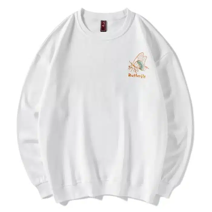 Custom Chinese Butterfly Pattern Sweatshirt - Image 3