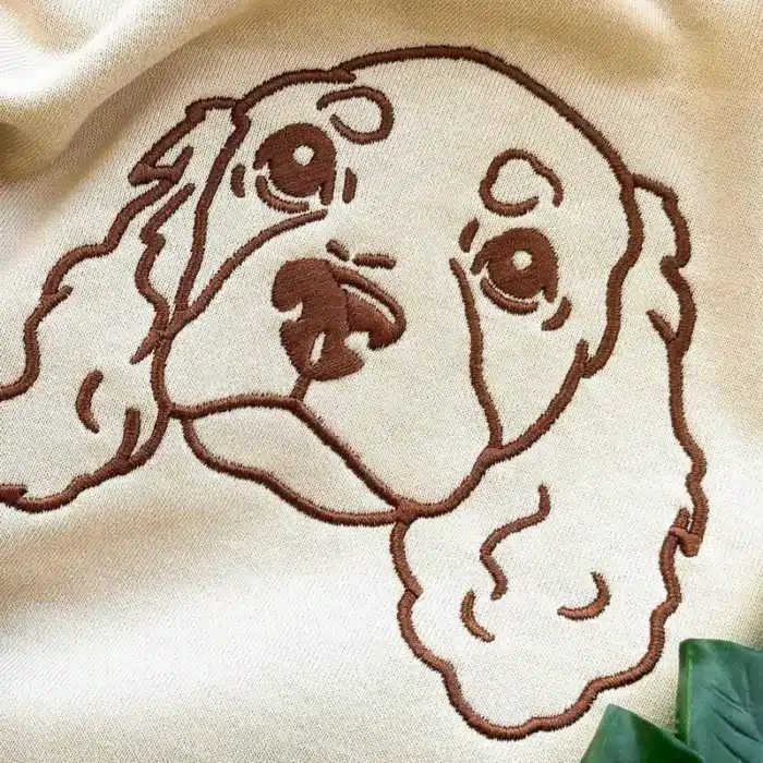 Custom Pet Outline Pattern Hoodie - Image 2