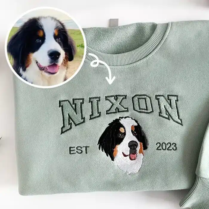 Custom Pet Realistic Pattern Sweatshirt - Image 3