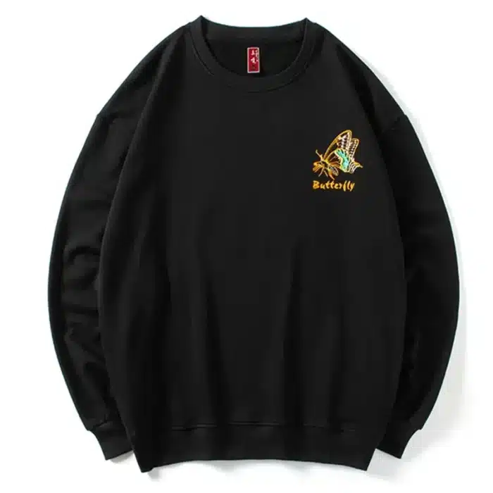 Custom Chinese Butterfly Pattern Sweatshirt - Image 2