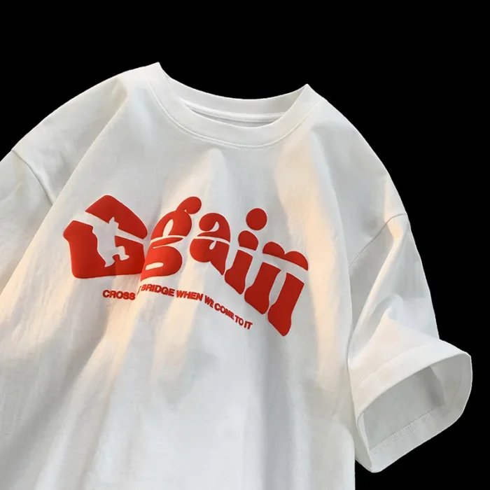 Custom Puff Printing T-shirt - Image 4