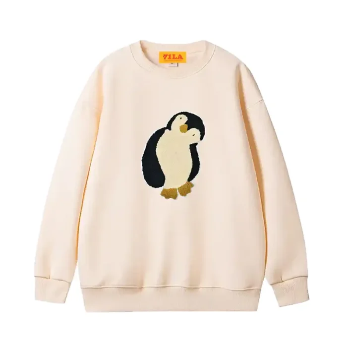 Custom Flock Printing Sweatshirt