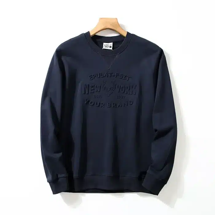 Custom Embossed Printing Sweatshirt - Image 2