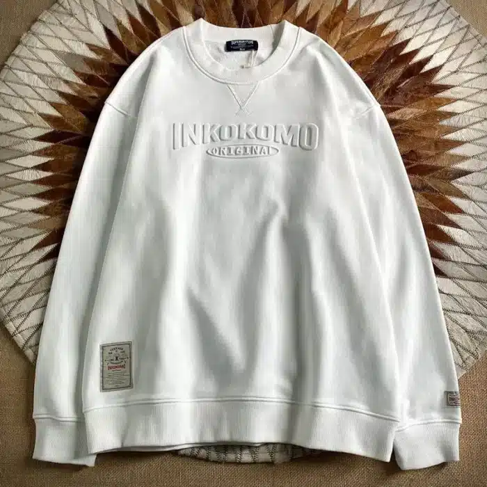 Custom Embossed Printing Sweatshirt - Image 2