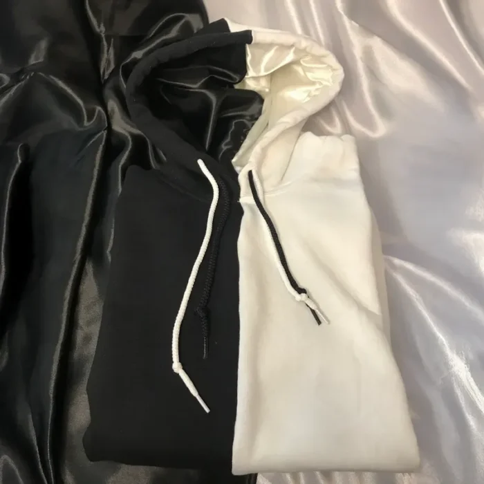 Custom 2 Toned Split Satin Lined Hoodie