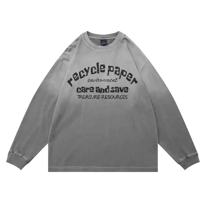 Custom Crackle Printing Sweatshirt - Image 2