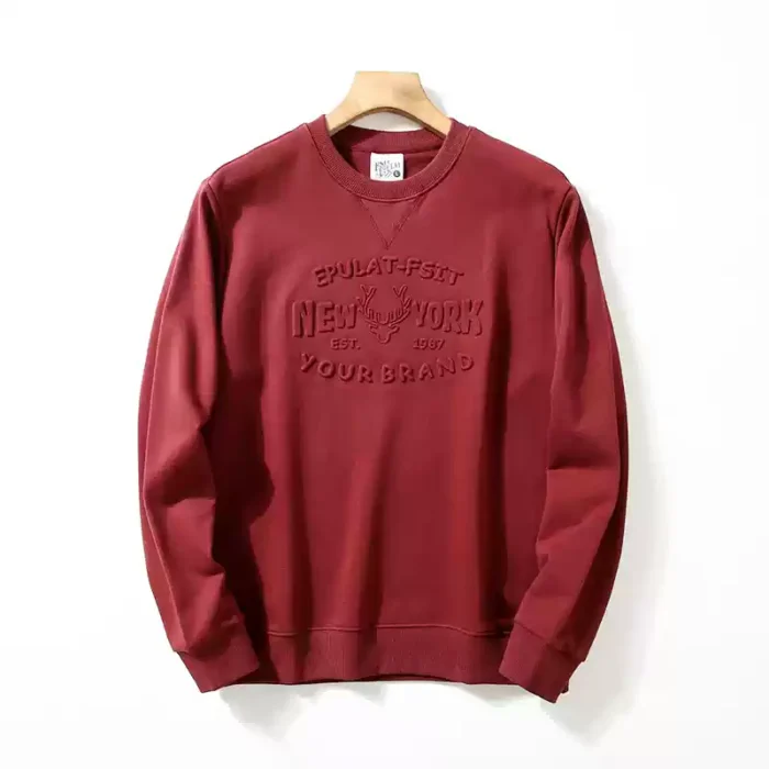 Custom Embossed Printing Sweatshirt