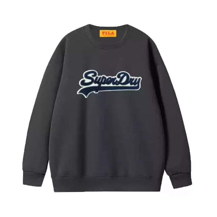 Custom Flock Printing Sweatshirt - Image 3