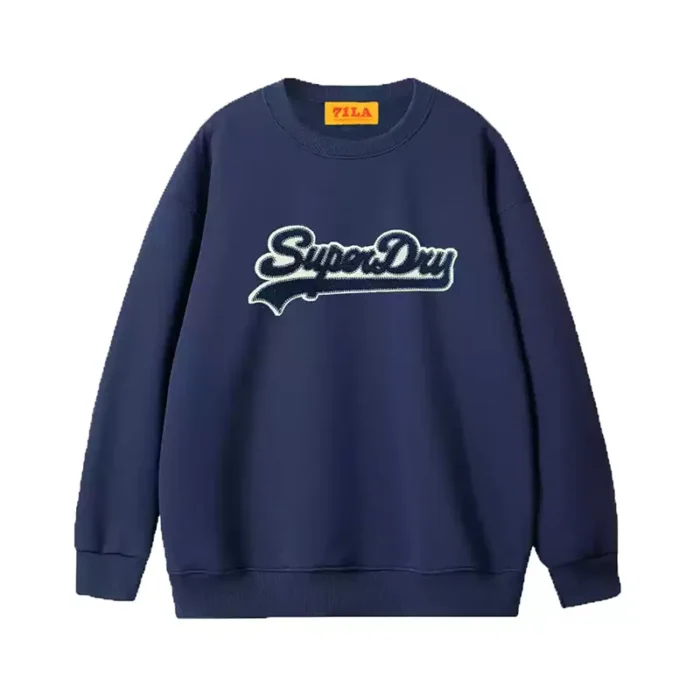 Custom Flock Printing Sweatshirt - Image 2