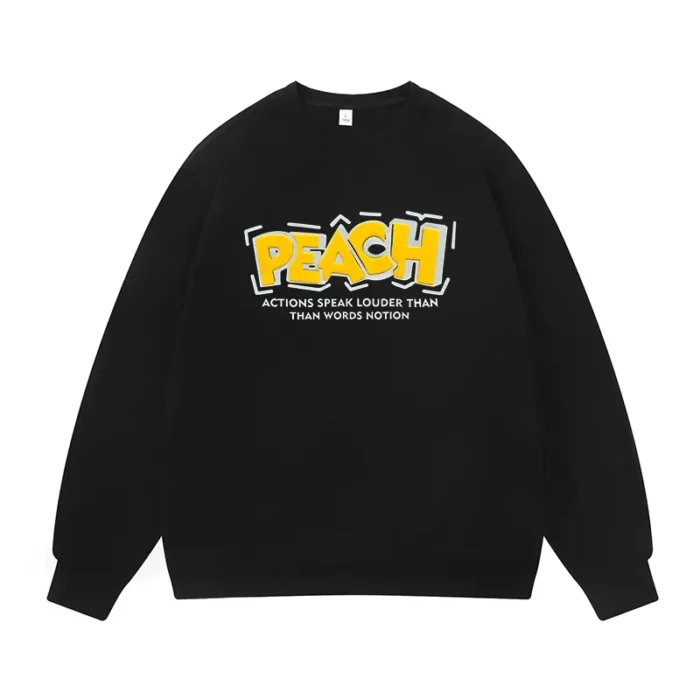 Custom Puff Printing Sweatshirt - Image 3