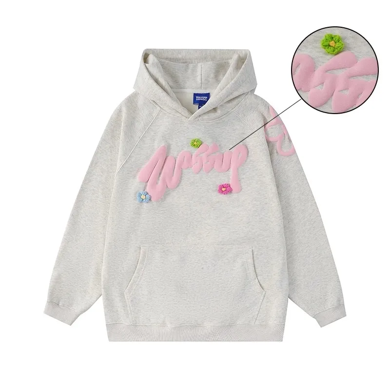 Custom Puff Printing Hoodie